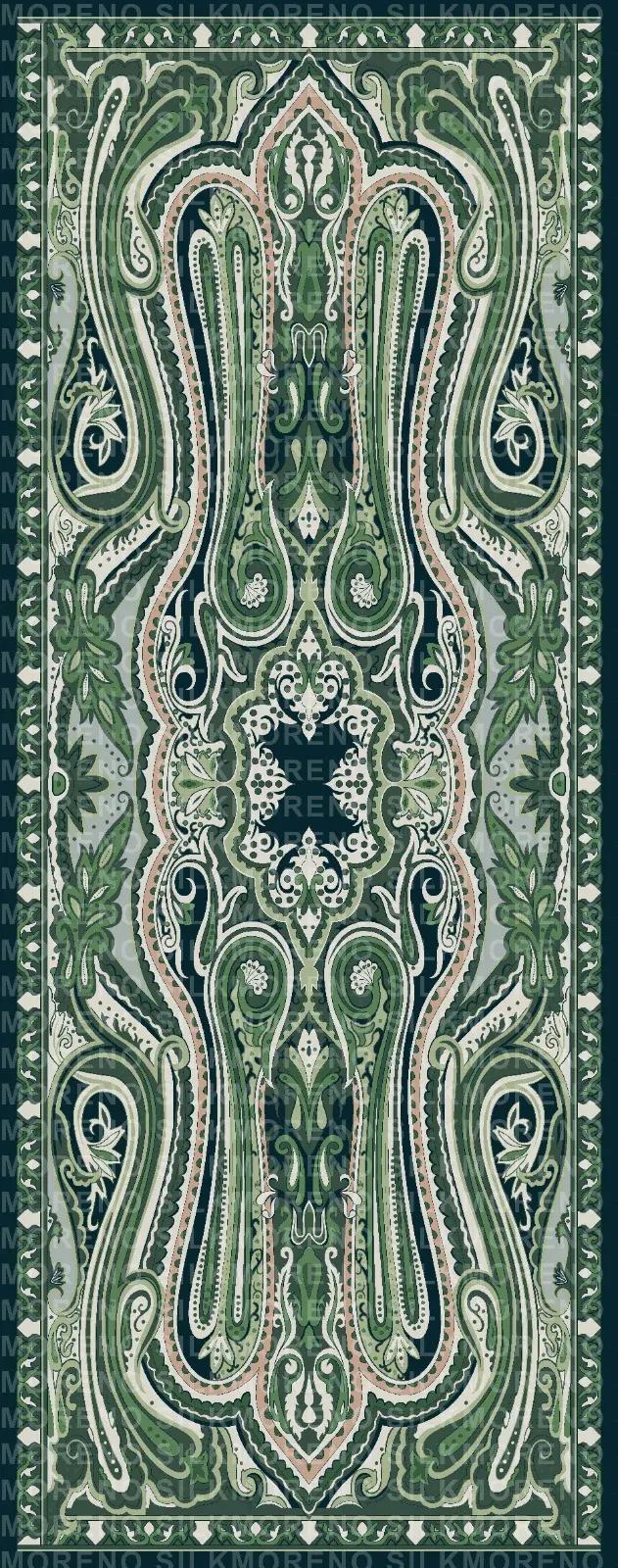 Moreno Green Lavinia / Wool Silk